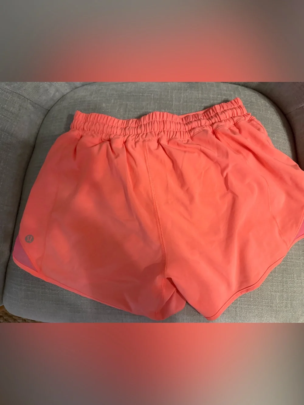 Lululemon Coral Hotty Hot Shorts (6Tall)